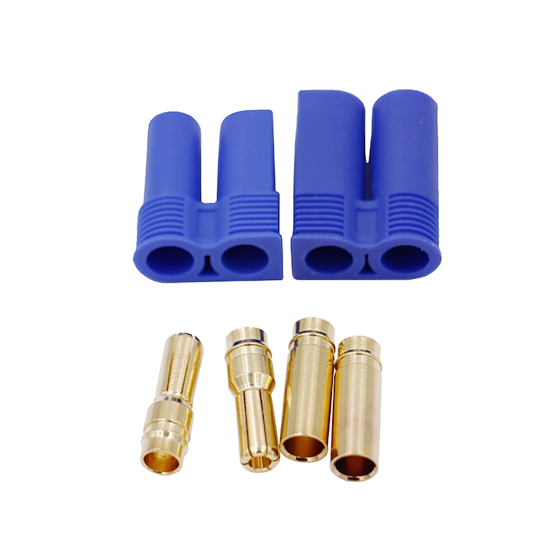 ตัวต่อสายแบตเตอรี่(1คู่)-Connector Female Male Bullet Gold Connector plug For Battery(1 pair)