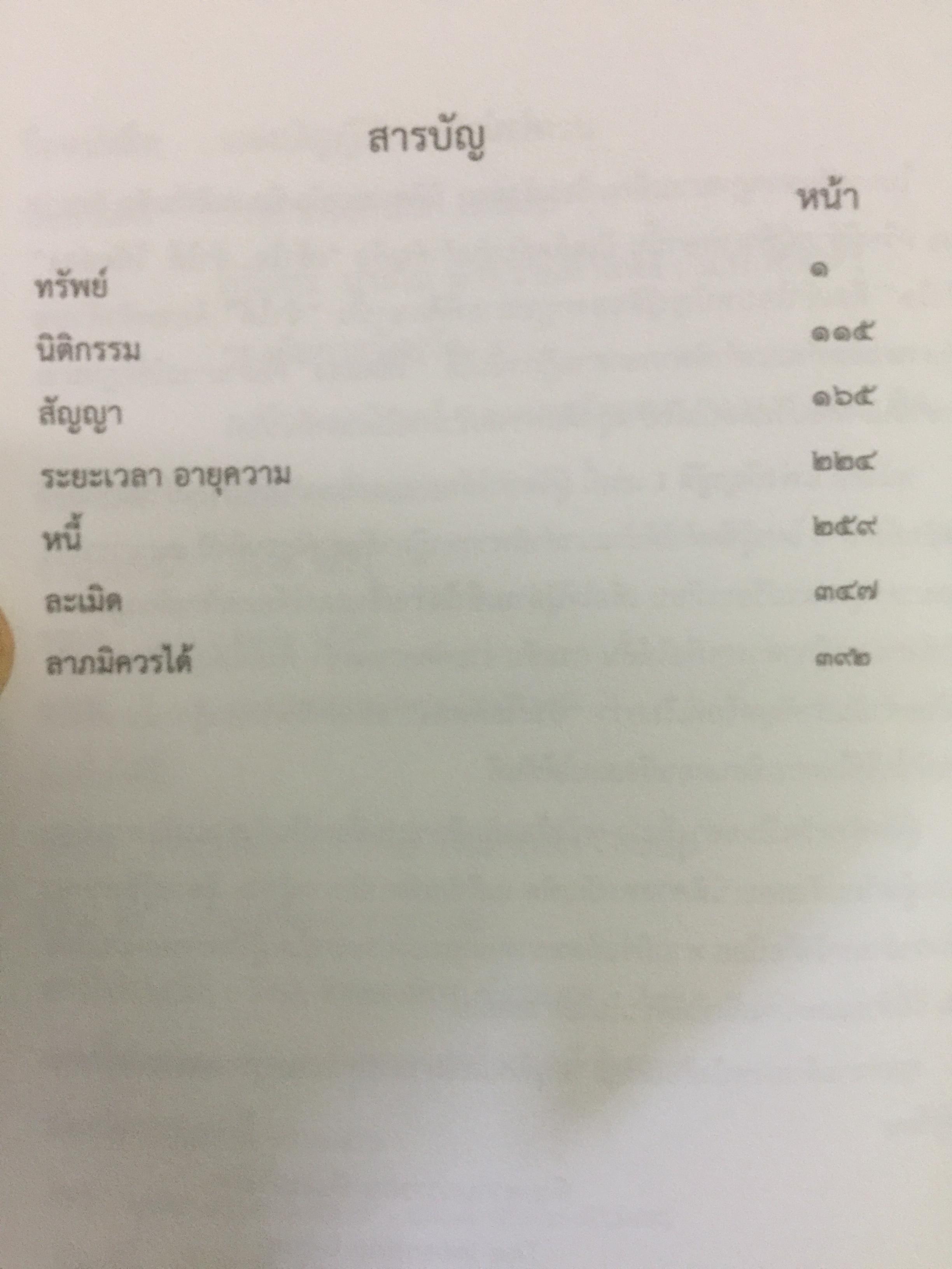 แพ่งบัญญัติ เล่ม 1-2 รวม 2 เล่ม ฉบับทบทวน พร้อมฎีกาใหม่ล่าสุดปี 2559 จัดทำโดย คณะวิชาการ The Intention Group 2,800 กรัม