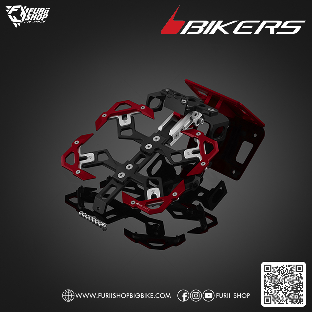 ท้ายสั้นปรับระดับพร้อมกรอบป้ายทะเบียน (Y0169) Bikers Adjustable license plate support : for Yamaha YZF-R3 2015-2018