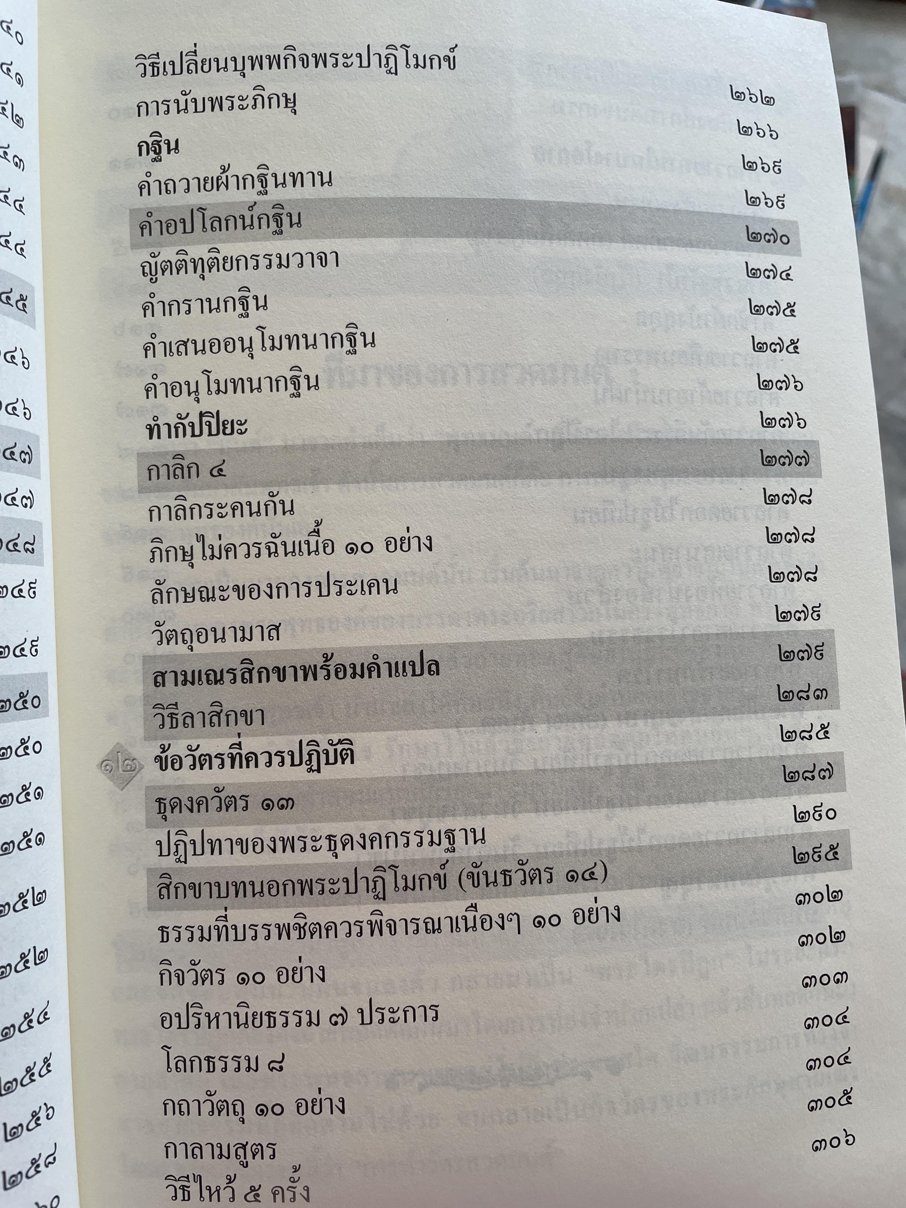 พุทธมนต์ หนังสือสวดมนต์แปล จัดทำโดย วัดเวฬุวัน วัดป่ามณีกาญจน์ และวัดสวนปาสิริธโร พิมพ์ครั้งที่สอง พฤษภาคม ปี 2557 2,500 กรัม