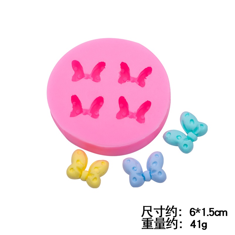 พิมพ์ซิลิโคนของโบว์เลือกแบบ