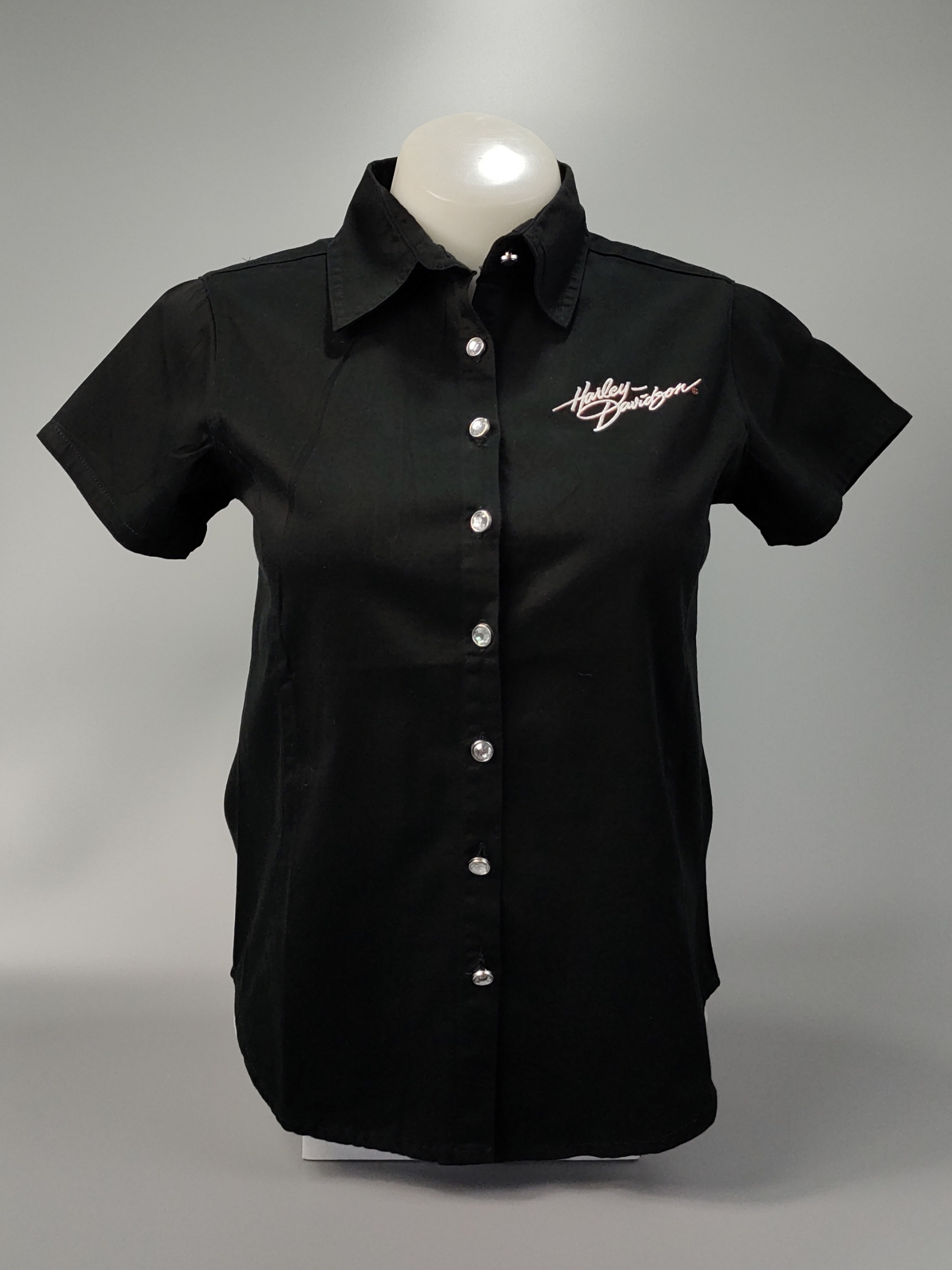 เสื้อ Shirt H-D Woman สีดำ ไซส์ XS
