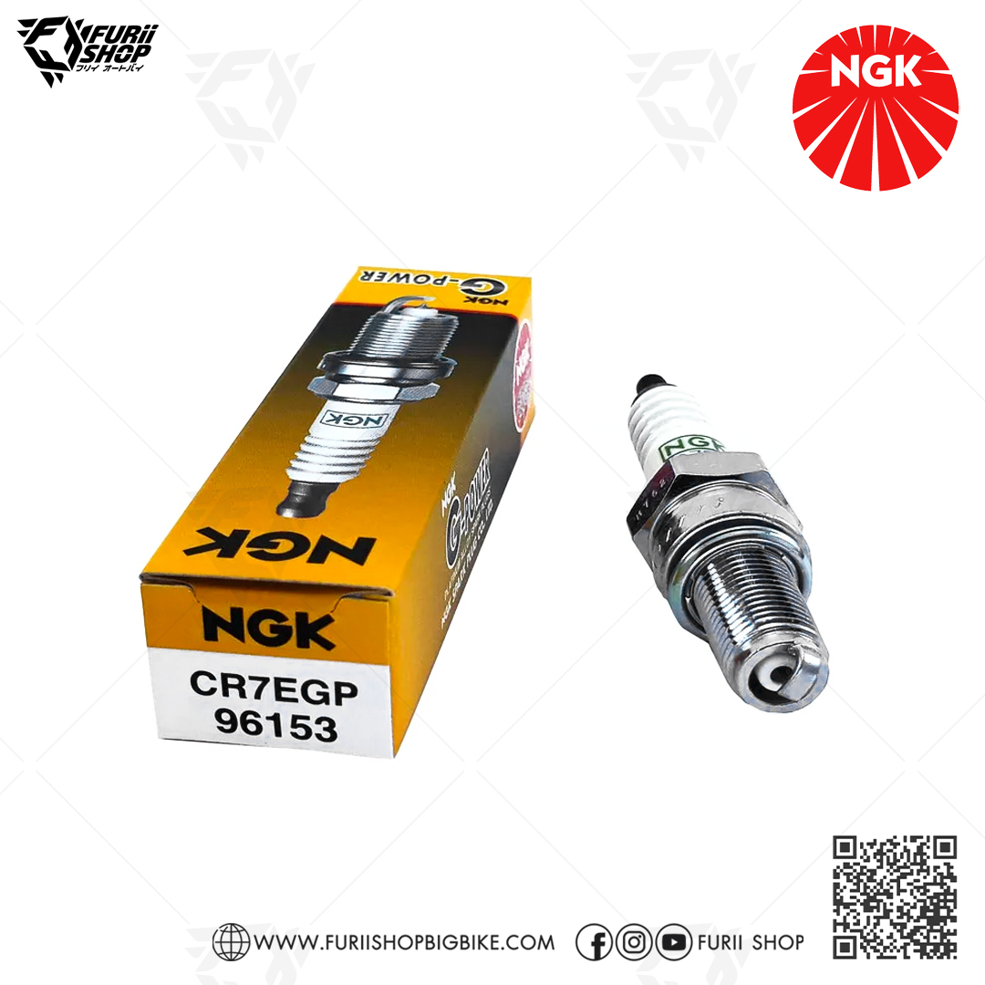 หัวเทียน NGK รุ่น G-POWER ขั้ว Platinum ( CR7EGP ) Yamaha Mio 125 (2010-2012) / Nouvo Elegance (2008-2011) / T-MAX (2017) / Burgman 200 (2017)