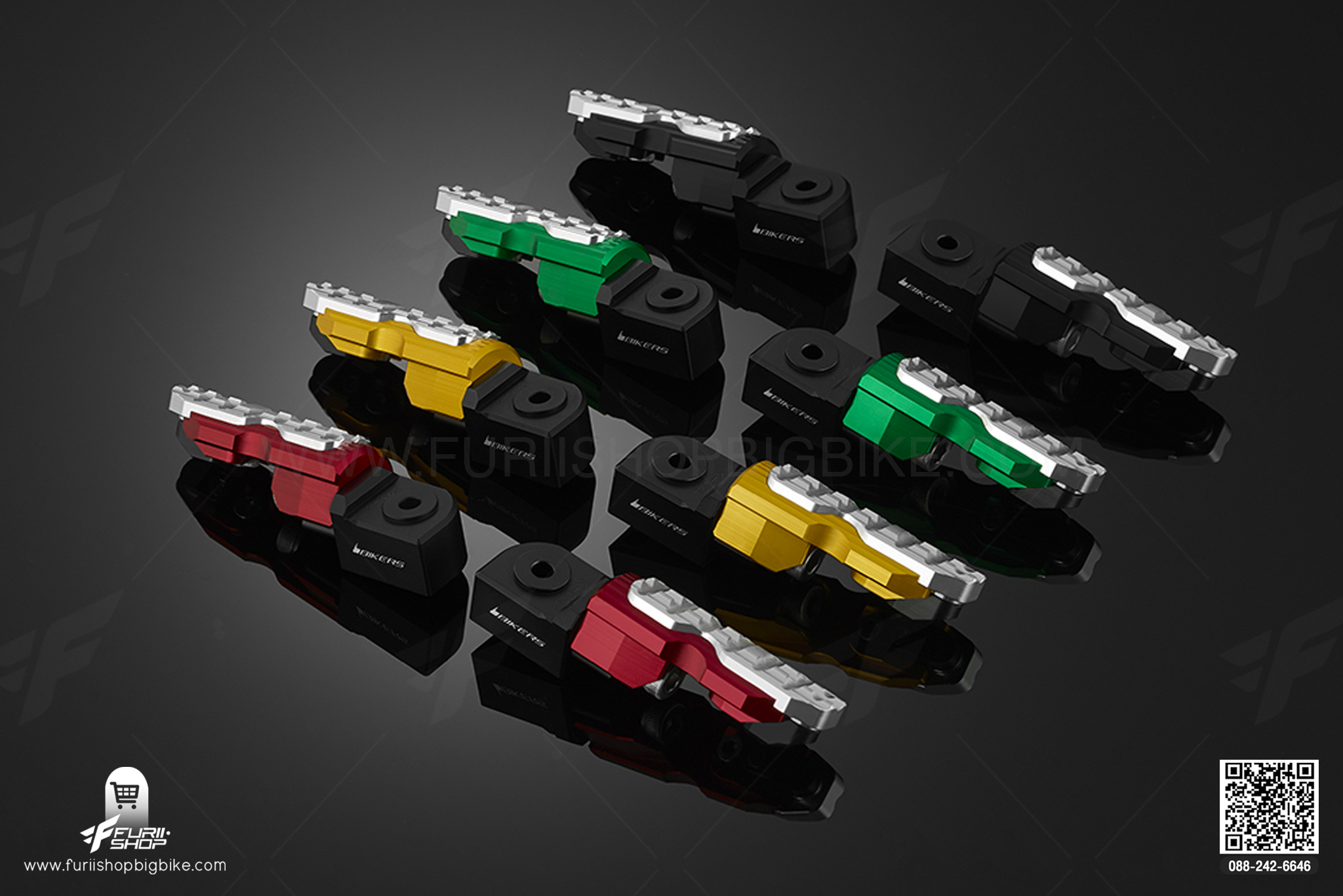 ที่พักเท้า Rear Footrests Bikers Versys650ABS 2015-2020