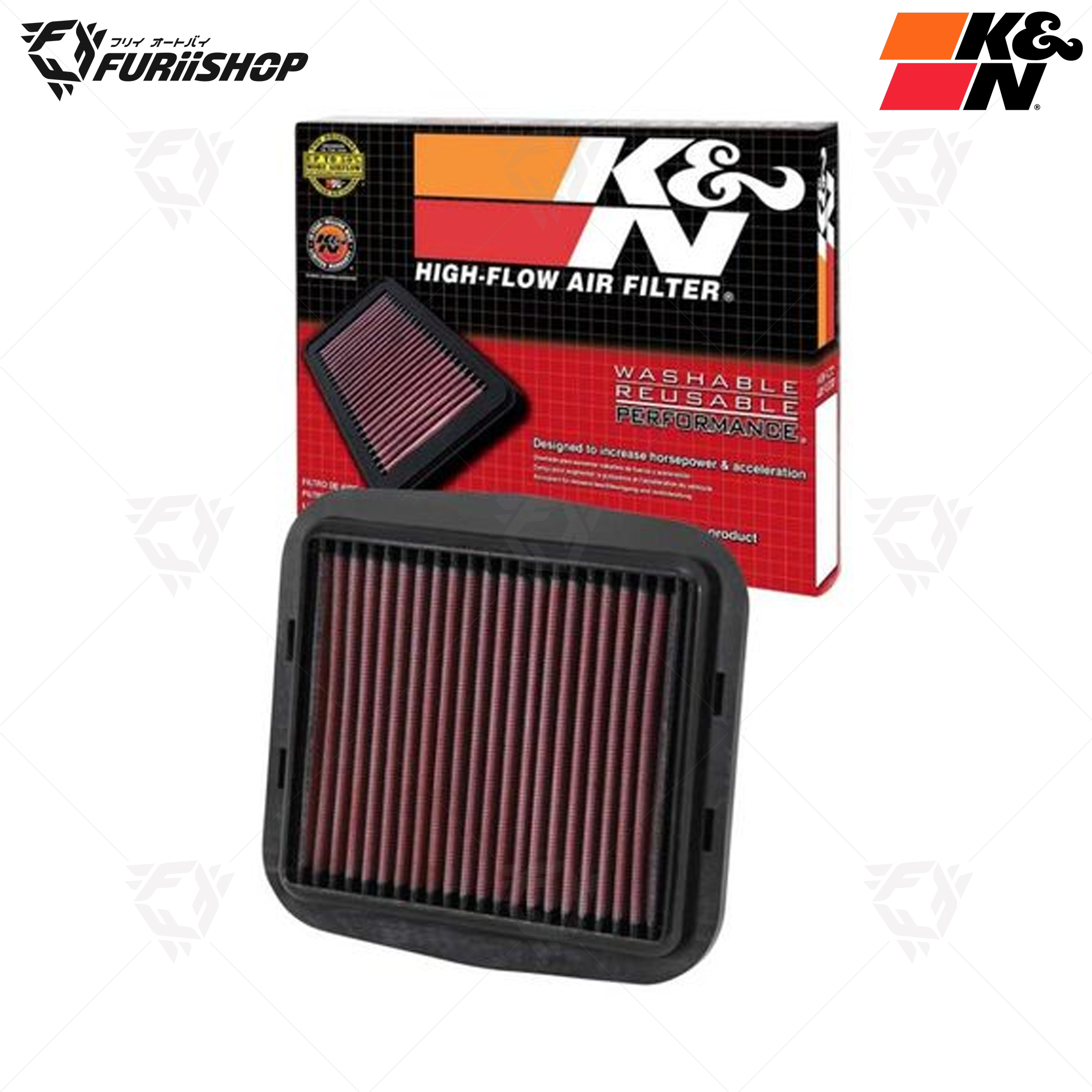 กรองอากาศ K&N For : SCRAMBLE 1100