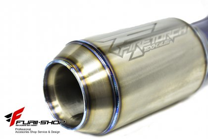 ท่อมอเตอร์ไซค์ Fire-Torch Titanium Slip On For Z800 สำเนา ท่อแต่ง ท่อสูตร ท่อบิ๊กไบค์ ท่อBigbike ท่อไอเสีย