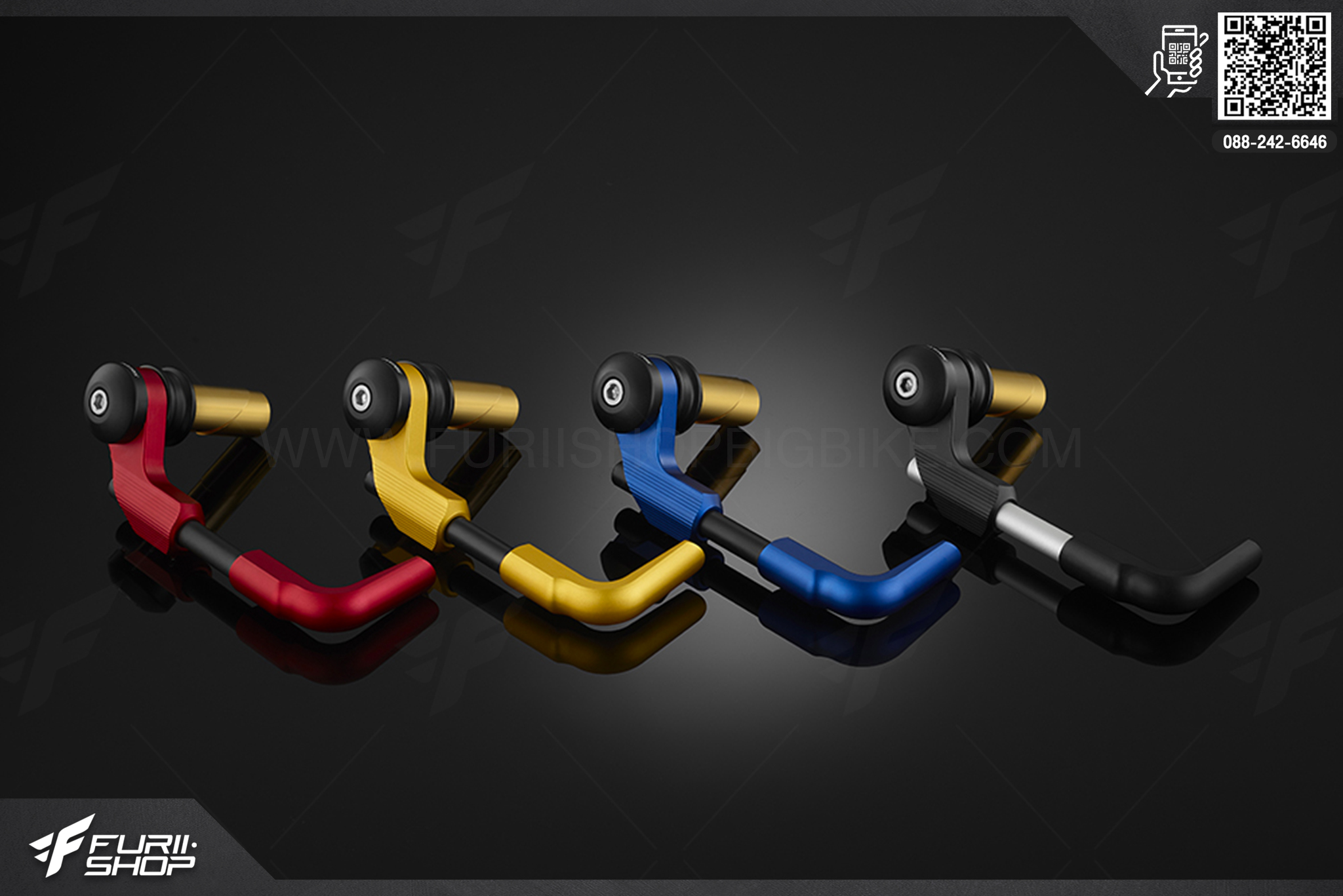 โปรการ์ดแฮนด์ปรับระดับ Adjustable Hand Guard Bikers Yamaha N-MAX (2015-2019)