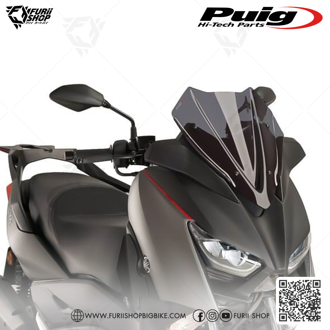 ชิลด์หน้า Puig Windshield Racing : for Yamaha X-Max300 2017-2020