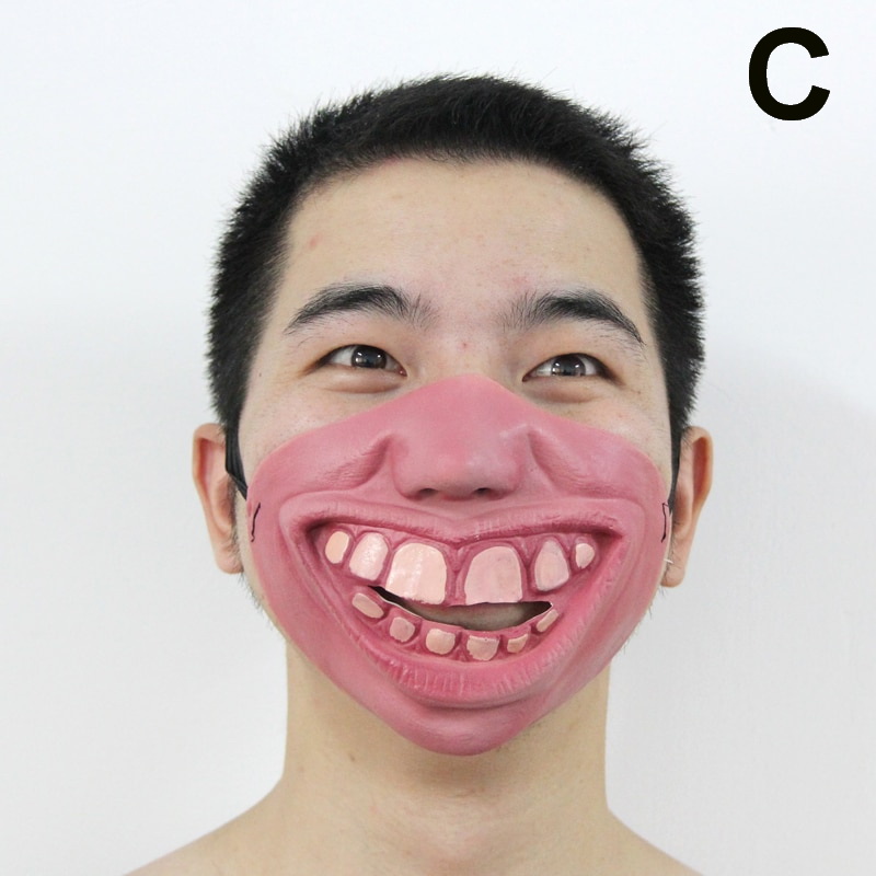 หน้ากากยาง ครึ่งหน้า หน้ากากสุดกวน สายฮา