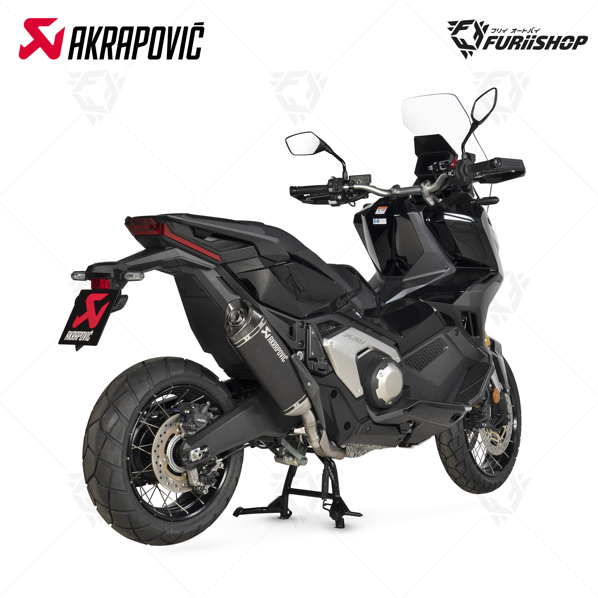 ท่อ Akrapovic - Slip On Black Limited for HONDA XADV 750 2017-2020/All new 2021-2024
