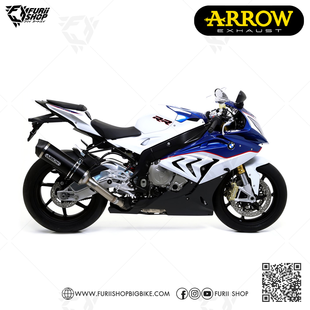 ท่อมอเตอร์ไซค์ Arrow Racetech Dark Carbon: for BMW S1000RR 2015-2016