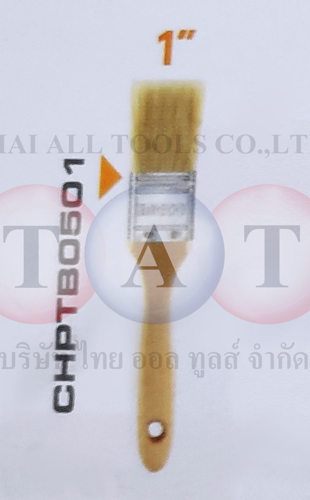 แปรงทาสีด้ามไม้ 1" INGCO 6301022