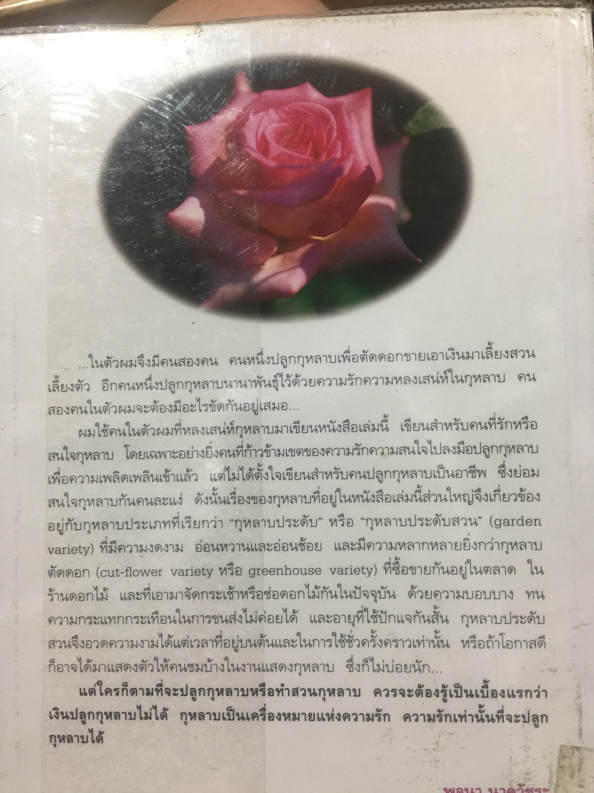 กุหลาบ. ผู้เขียน พจนา นาควัชระ 3 กก.