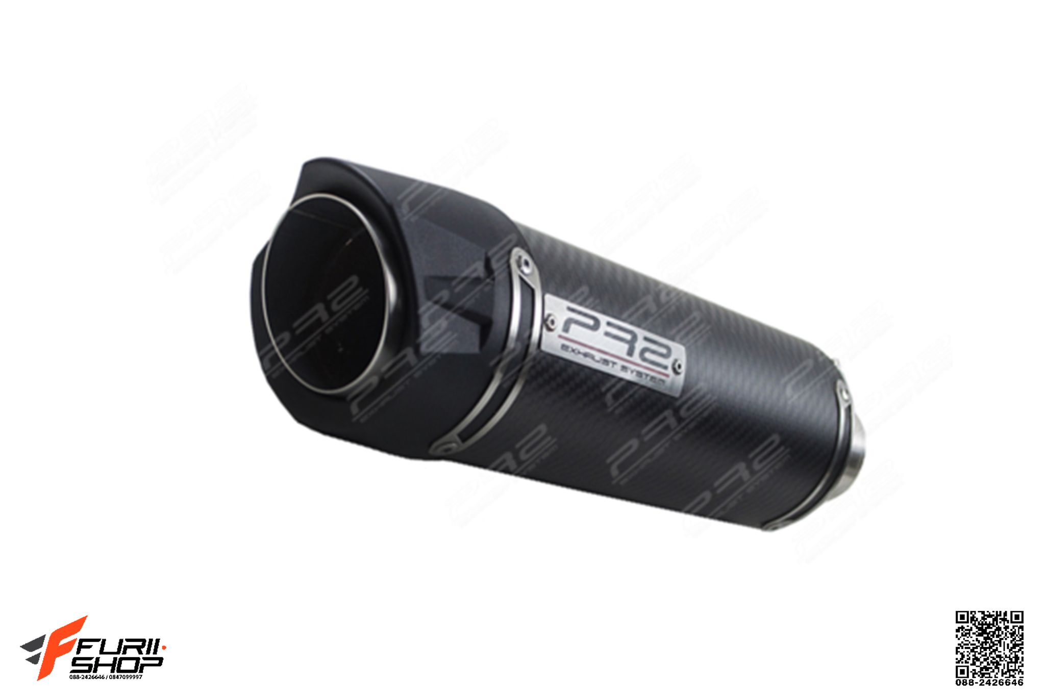 ท่อไอเสีย ท่อมอเตอร์ไซค์ ท่อแต่ง PR2 GT CARBON SERIES