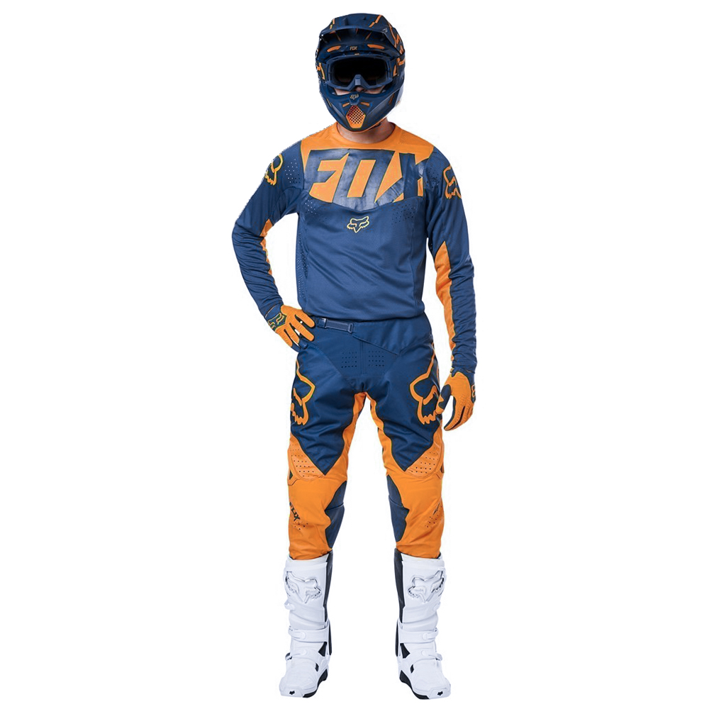 ชุดวิบาก ชุดขี่มอเตอร์ไซค์วิบาก Motocross เทา-เหลือง