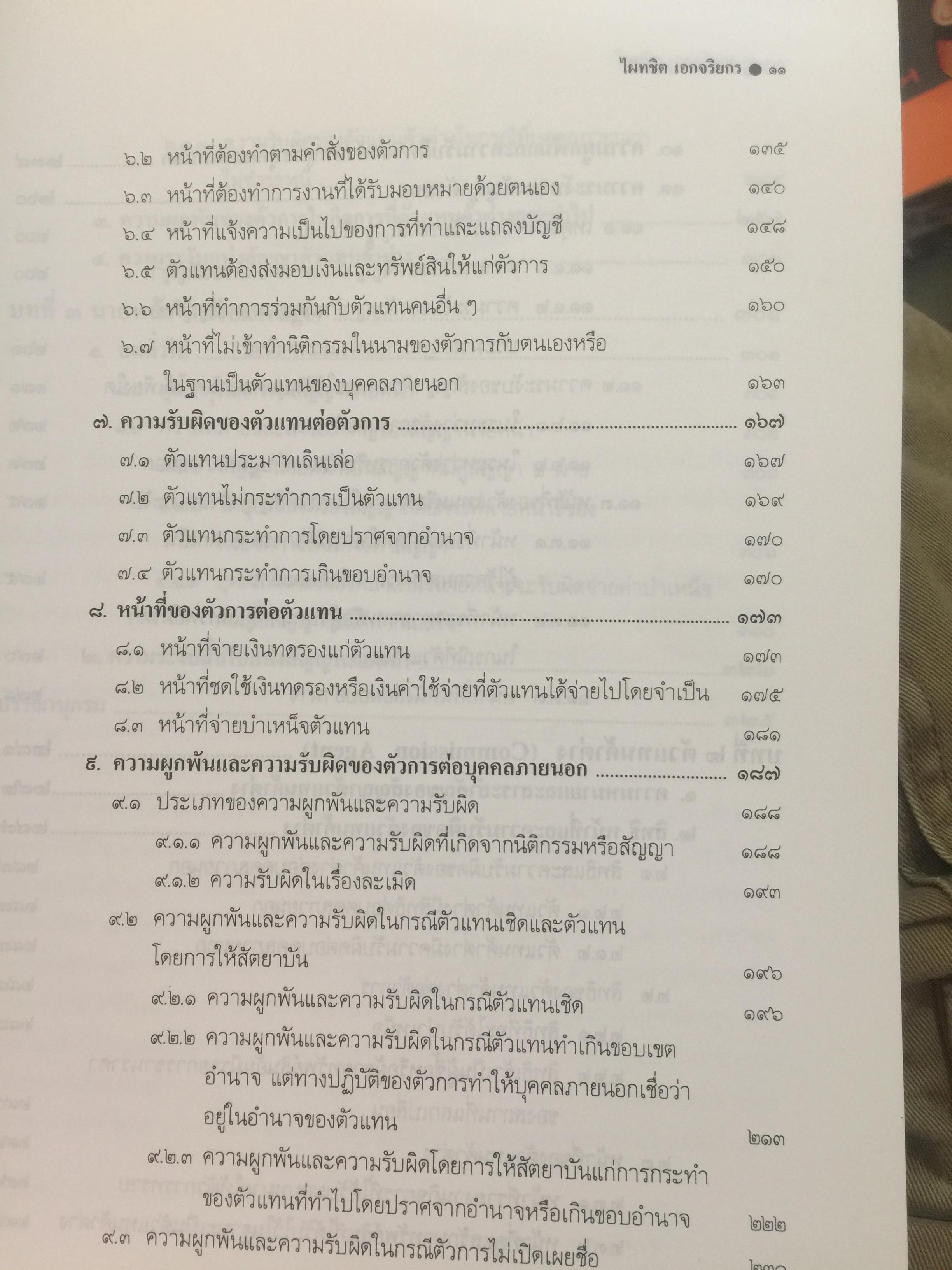 ตัวแทน นายหน้า. (AGENCY- BROKERAGE). ผู้เขียน ศาสตราจารย์ ดร.ไผทชิต เอกจริยกร คณะนิติศาสตร์ มหาวิทยาลัยธรรมศาสตร์ 3 กก.
