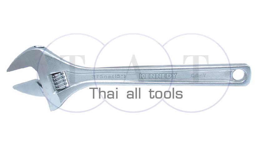 ประแจเลื่อน CHROMED FINISH ADJUSTABLE WRENCH KENNEDY