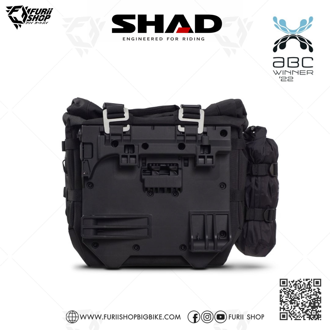 กระเป๋าข้าง SHAD TR40 Saddle bags (ขนาด 40 ลิตร) พร้อมแร็ค (สามารถยึดกับ 4P System เท่านั้น)