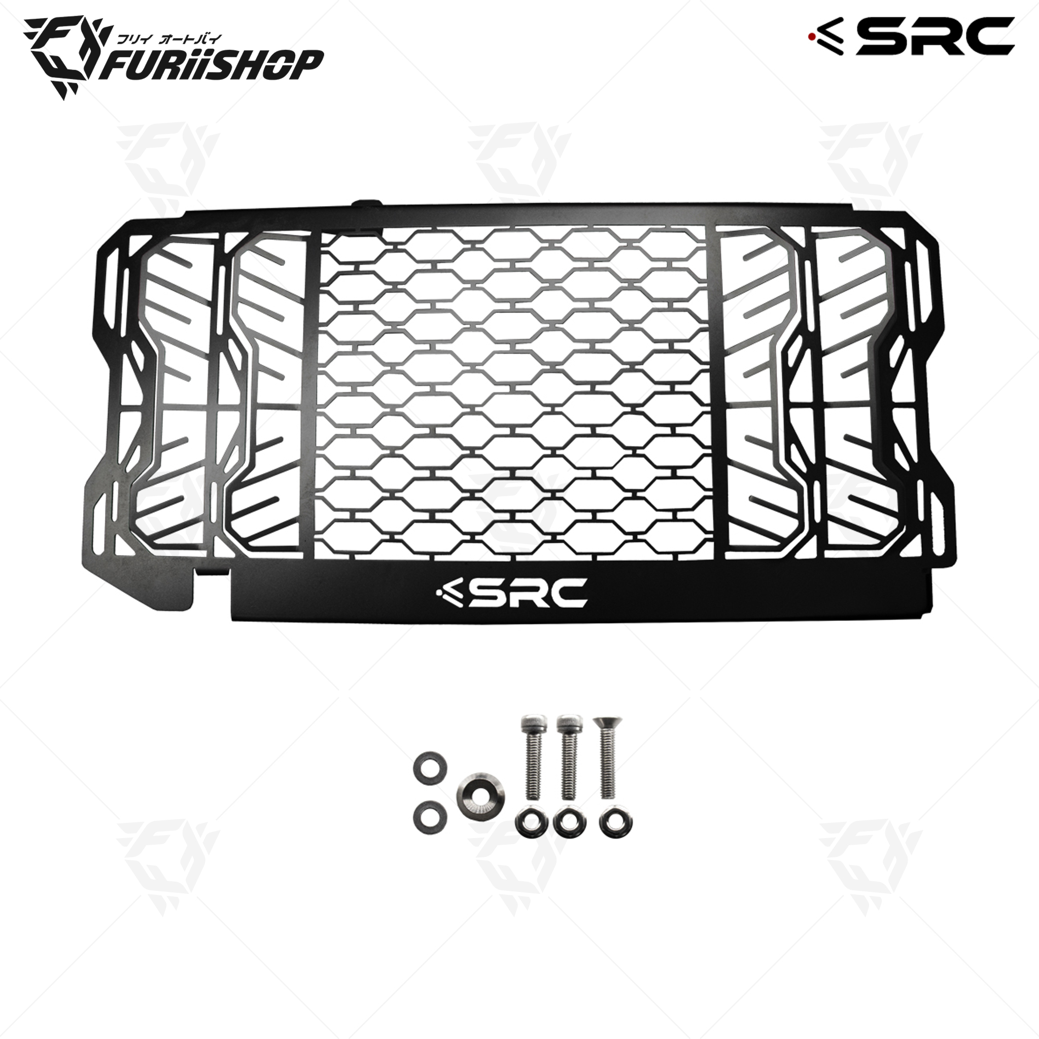 การ์ดหม้อน้ำ SRC RADIATOR GUARD FOR KAWASAKI VERSYS650