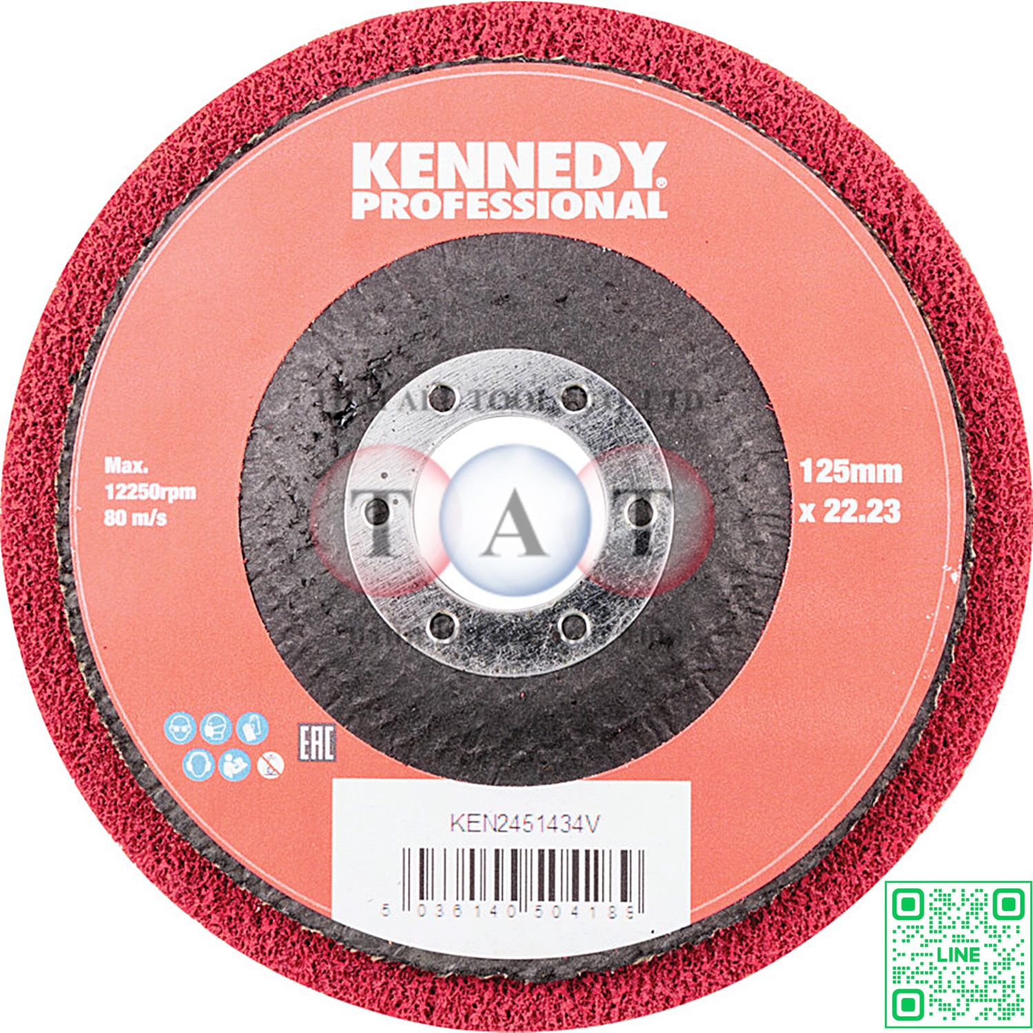 KEN2451434V Non-Woven Rapid Blend Disc, 125mm KENNEDY