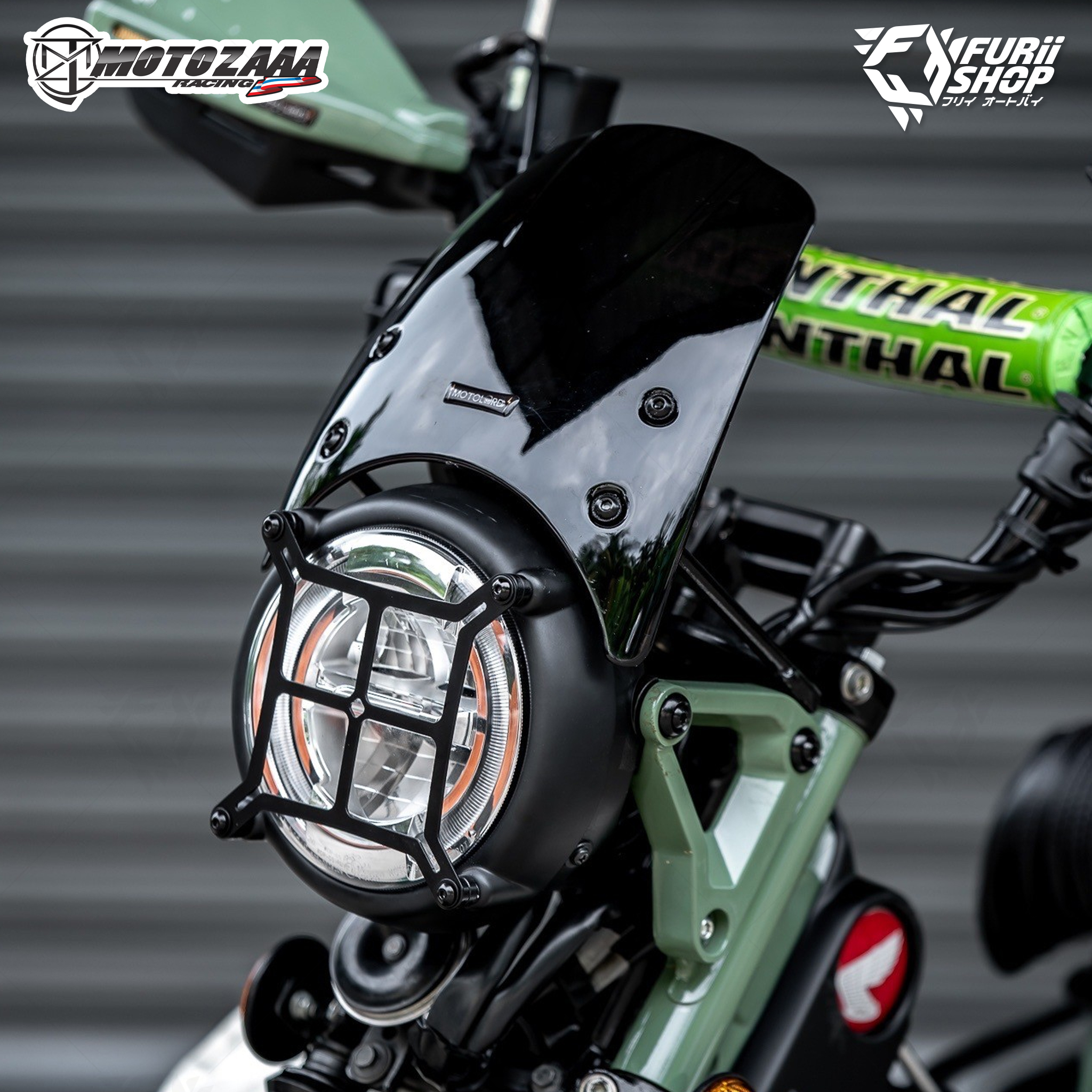 ชิวหน้าทรงสูง V.4 MotoLordd MOTOZAAA : For Honda CT125 By Furii Shop