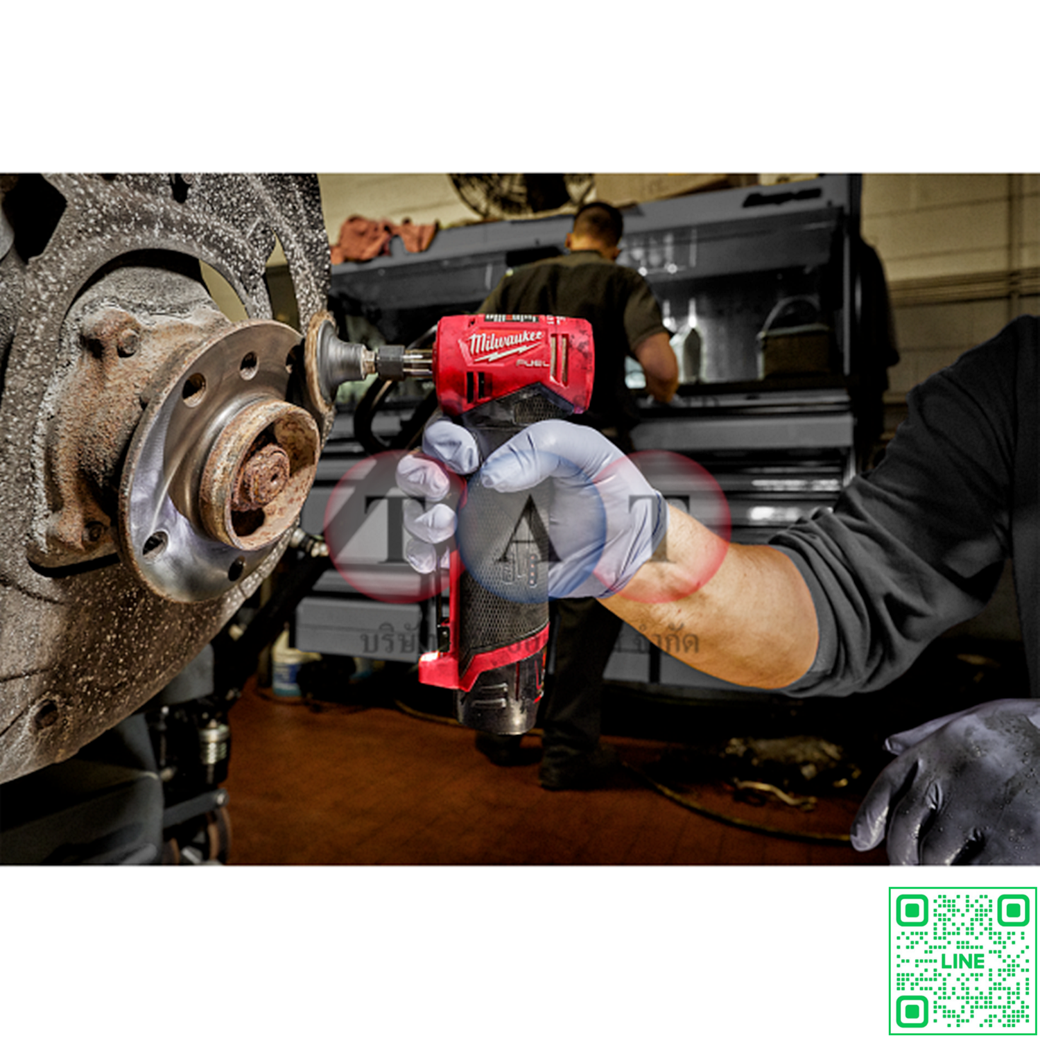 Milwaukee M12 FUEL Right Angle Die Grinder FDGA-0 | เครื่องเจียร์มุมไร้สาย ทรงพลัง