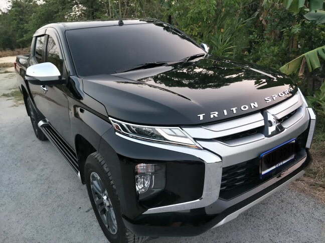 ตัวหนังสือ Triton Sport สีโครเมียม Chrome