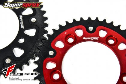 เสตอ SUPERSPOX 525 สีแดง 39T FOR DUCATI MONSTER795/796