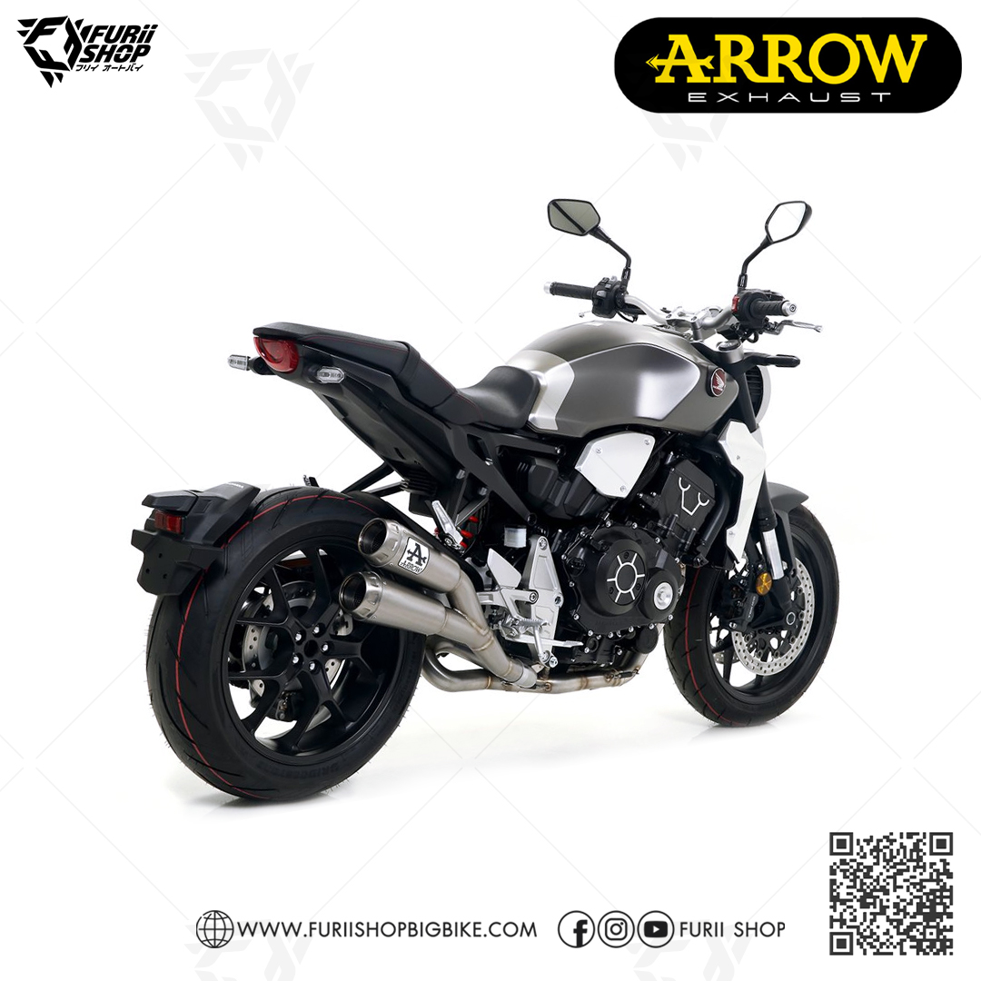 ท่อมอเตอร์ไซค์ ARROW TWIN MOTOGP TITANIUM SLIP-ON FOR HONDA CB1000R ท่อแต่ง ท่อสูตร ท่อบิ๊กไบค์ ท่อBigbike ท่อไอเสีย