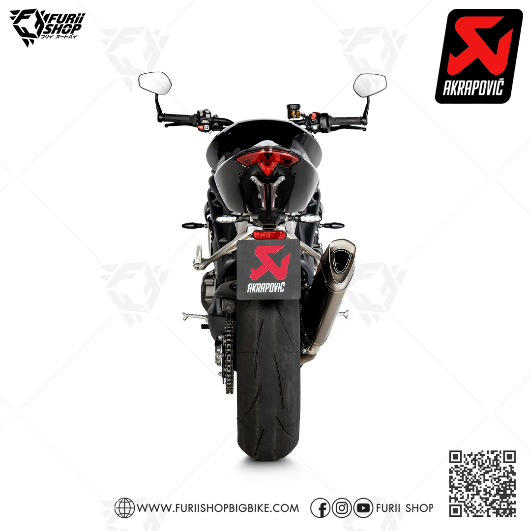 ท่อแต่ง Akrapovic Slip on GP ปลายดาบ : for Triumph Speed Triple 1200RR/RS 2022