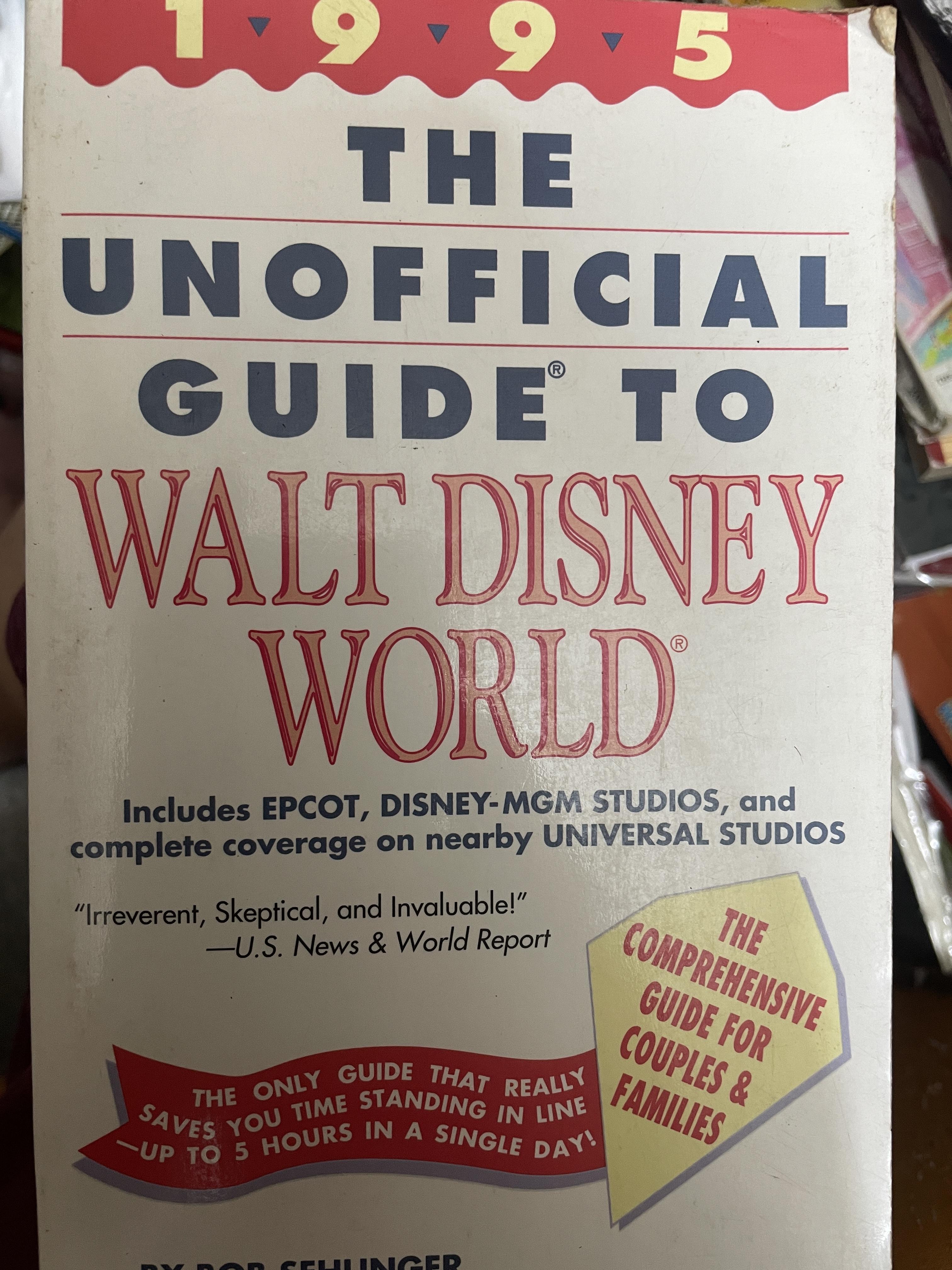 THE UNOFFICIAL GUIDE TO WALT DISNEY WORLD 4,500 กรัม
