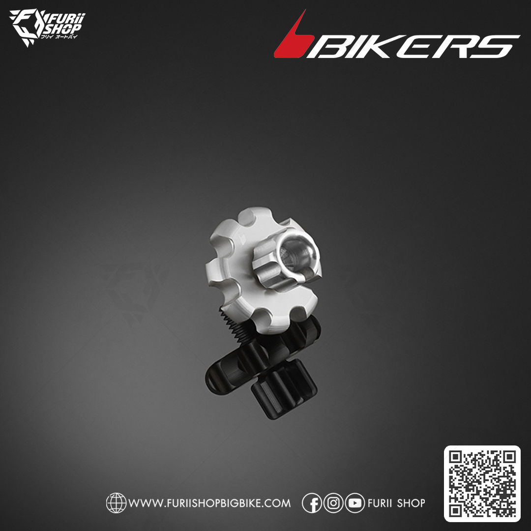 ตัวตั้งคลัตช์สแตนเลส (ตัวใหญ่) (C0406) Bikers Stainless Clutch Cable Adjuster (Large) : for Yamaha YZF-R3 2015-2018