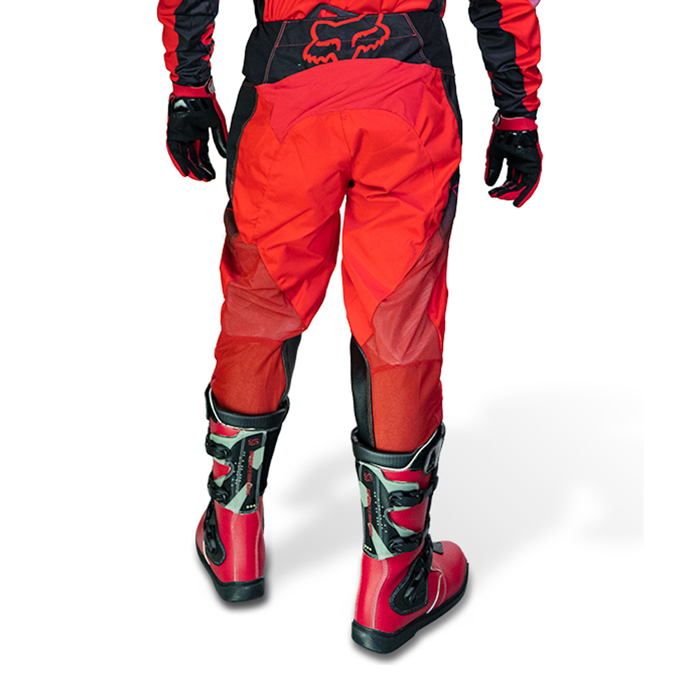 กางเกงขับรถวิบาก กางเกงจักรยานยนต์วิบาก กางเกงวิบาก Motocross สีแดงน้ำเงิน