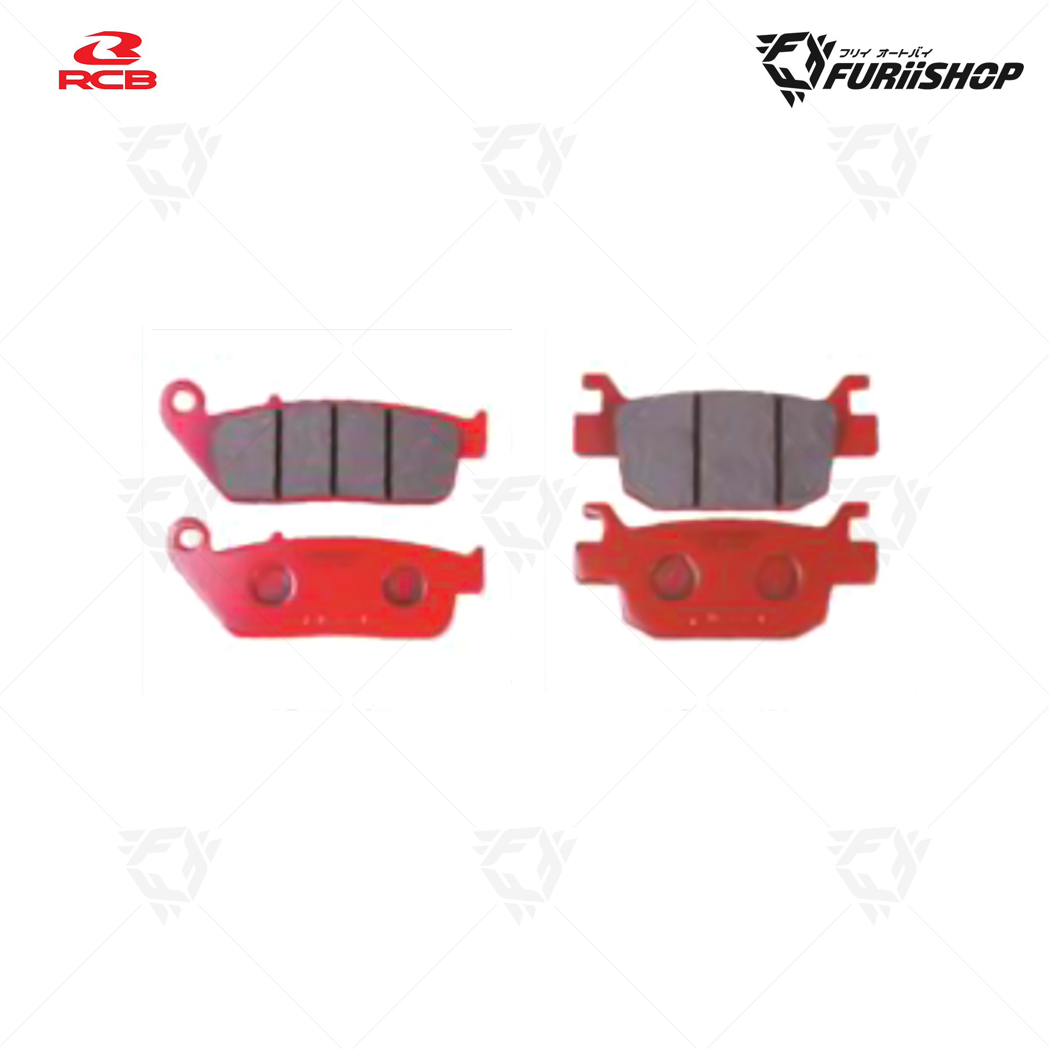 RCB (racingboy) ผ้าเบรคE Series Forza หน้าหลัง 01DP068Z 01DP069Z
