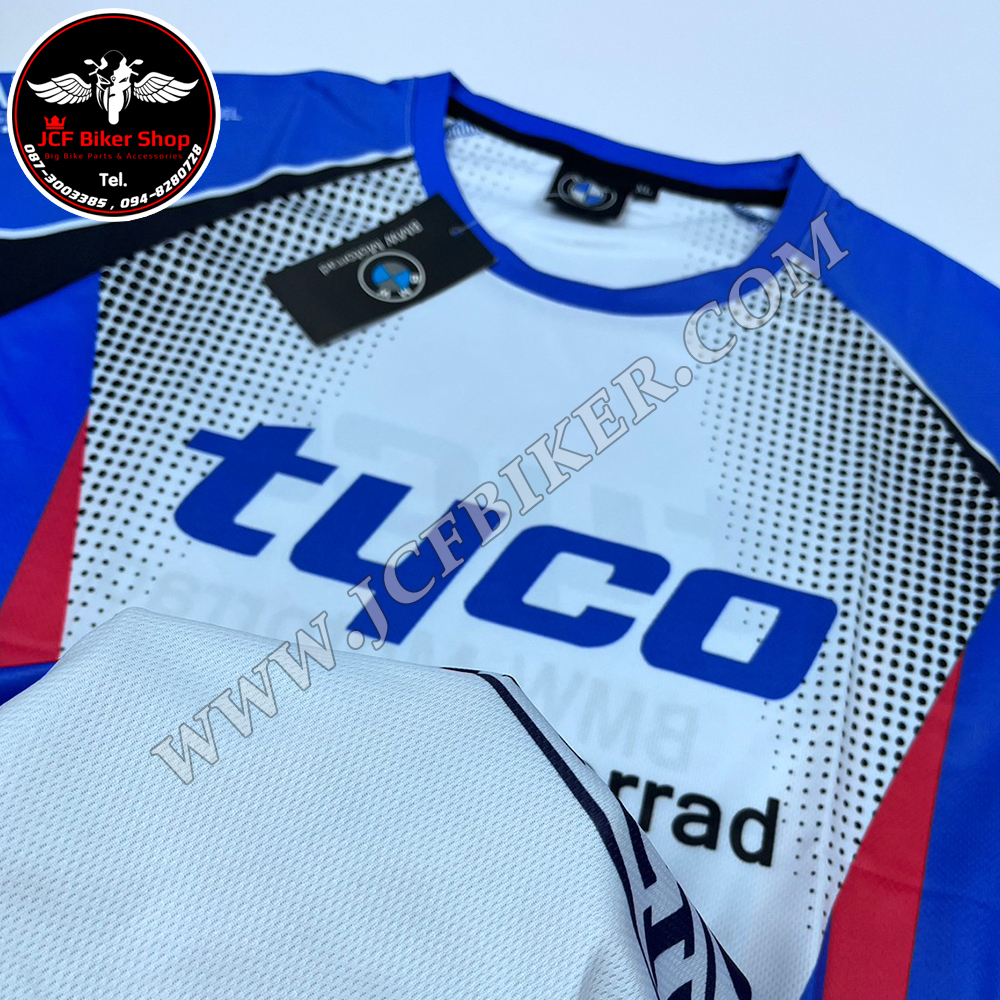 เสื้อยืดขี่มอเตอร์ไซค์ เสื้อยืดมอเตอร์ไซค์ เสื้อแขนยาวBMW JT-919Lผ้าไมโคไฟเบอร์มีประสิทธิภาพในการซับเหงื่อสูงสวมใส่สบายไม่เหนียวติดตัว