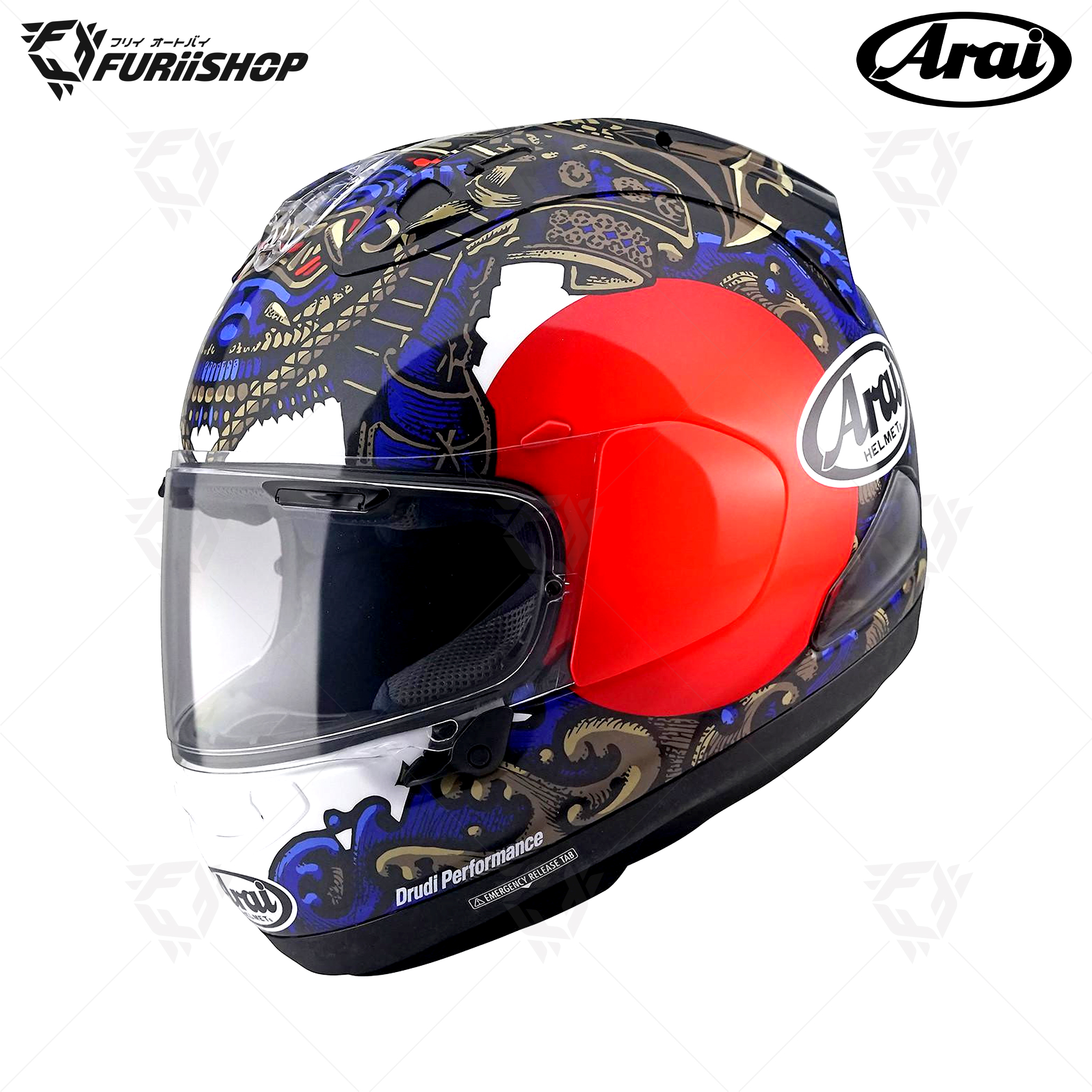 หมวกกันน็อคเต็มใบ Arai :RX-7V EVO Samurai