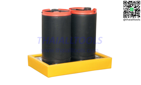 พาเลทวางถังน้ำมัน SWB2 700x450x110mm DOUBLE 25LTR CONTAINER BUND SOLENT