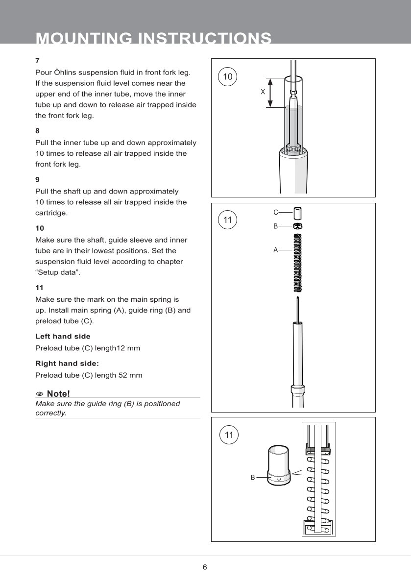 สปริงโช้คหน้า Ohlins FKS218 For Triumph Thruxton 1200 2016-2019