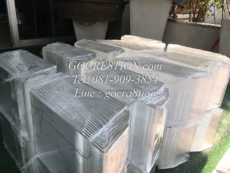 งาน อะคริลิค แปรรูป ตามแบบ April 2018 by GO CREATION