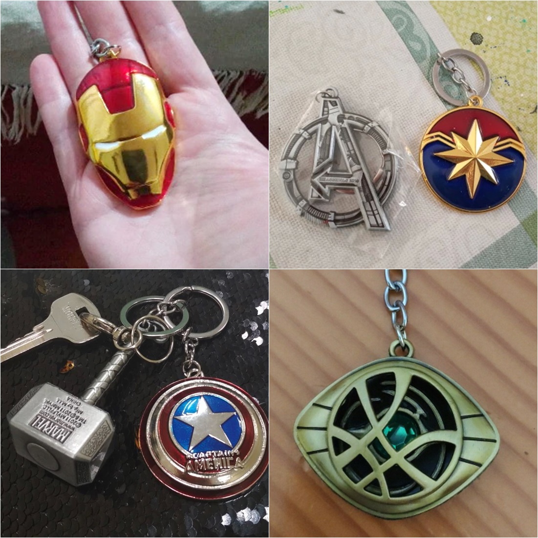 พวงกุญแจซุปเปอร์ฮีโร่ มาเวล อเวนเจอร์ Marvel Avengers Keychain