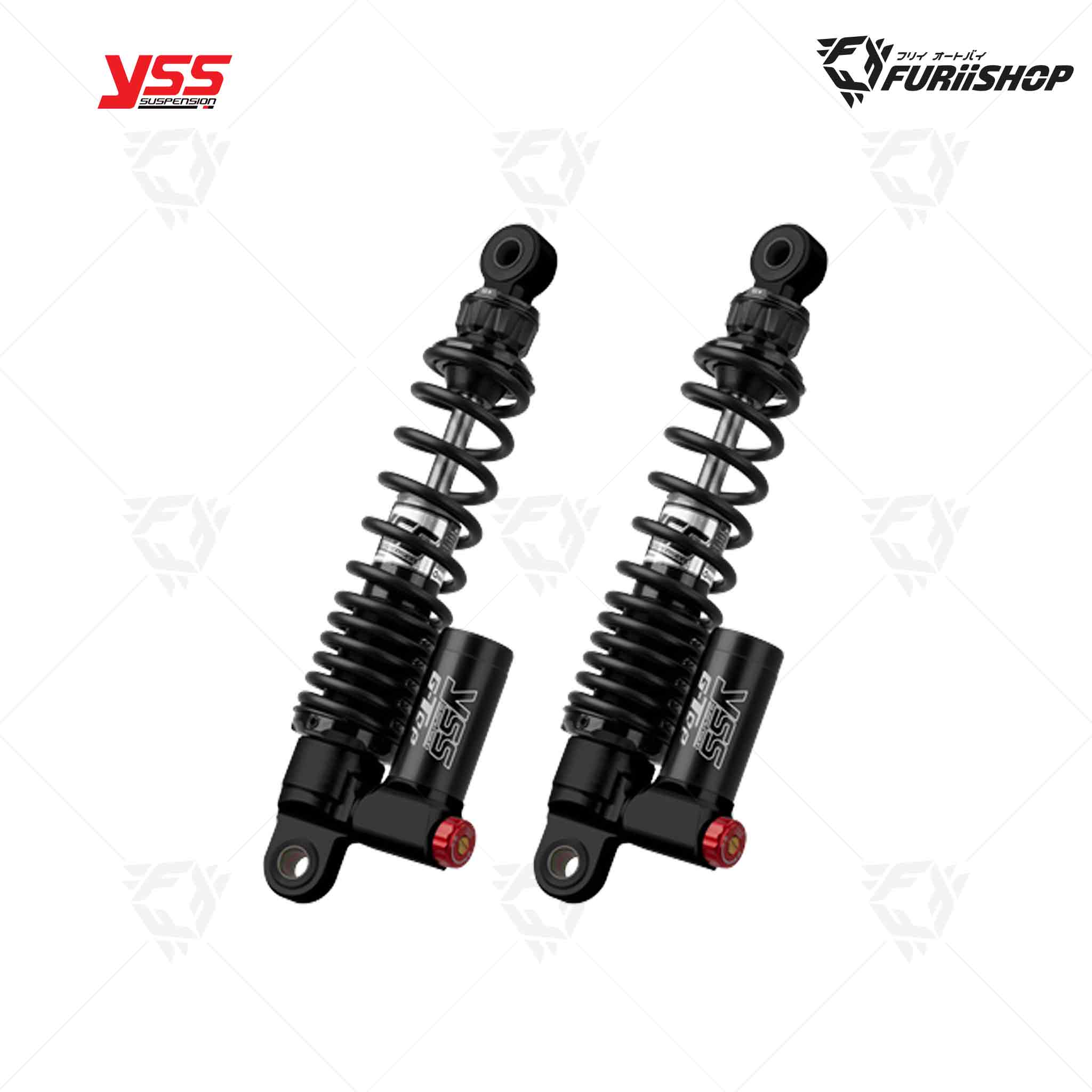 โช๊คหน้าแต่ง YSS G-TOP BLACK EDITION FRONT (TU302-325TRC-02-B) : for LAMBRETTA X300 '23