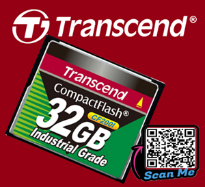 TransCend, Compact Flash Card, CF Card,16Gb,CF200i,Industrial Grade,Industrial Temp,TS32GCF200I