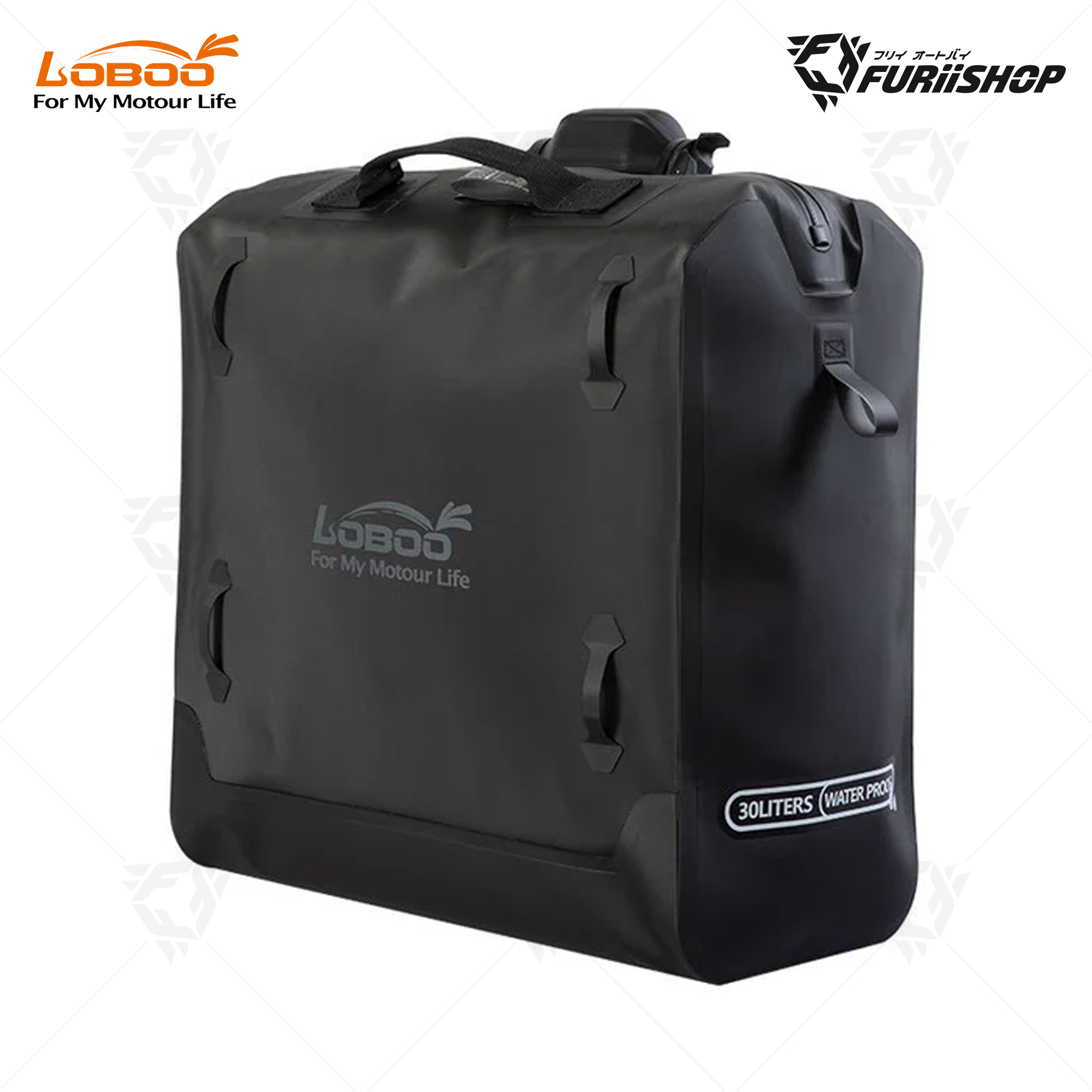 Alps Inflatable BAB30-30TBK กระเป๋าติดแรคข้าง ปั้มลมได้ สีดำ