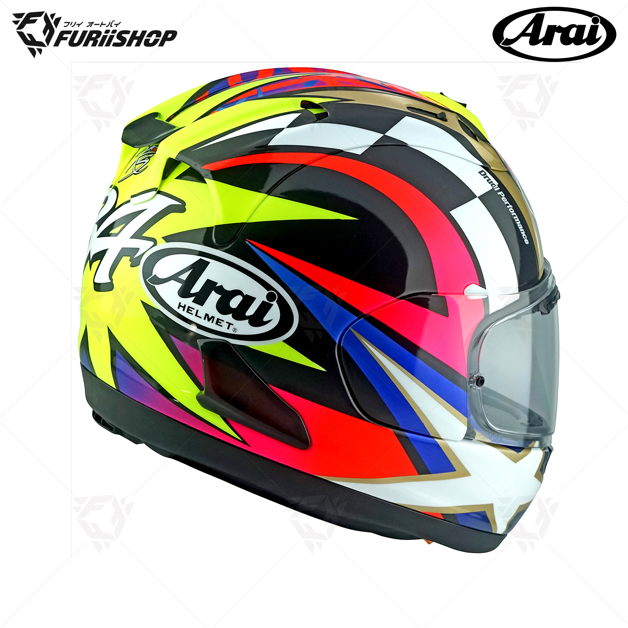 หมวกกันน็อคเต็มใบ Arai :RX-7V EVO Schwantz 30th