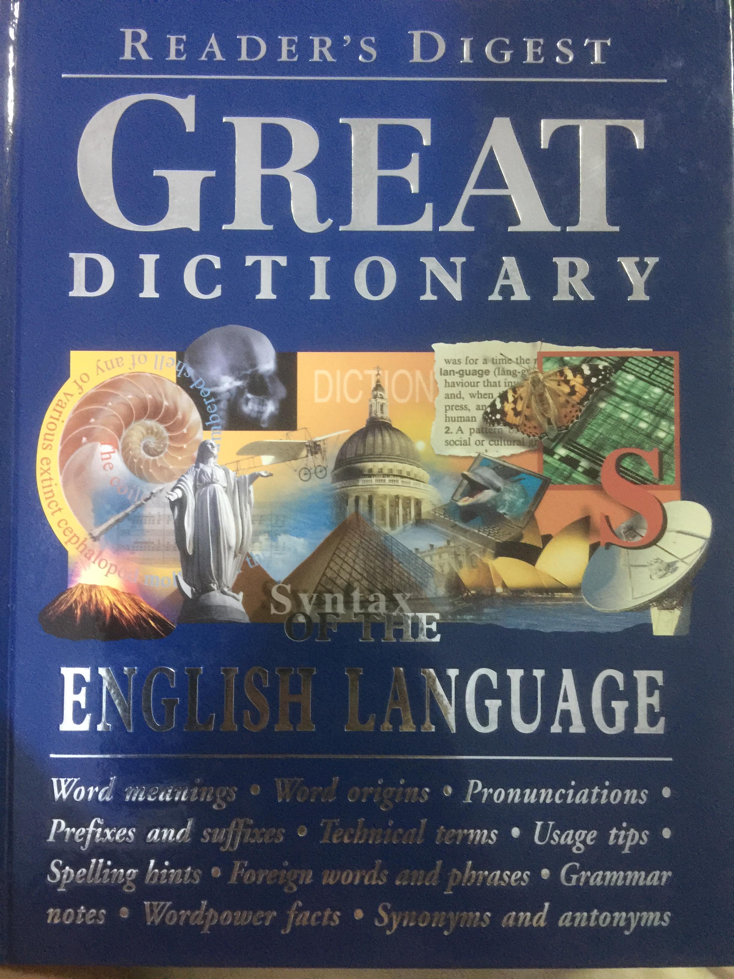 GREAT DICTIONARY of the ENGLISH LANGUAGE. READER ‘S DIGEST 12 กก.