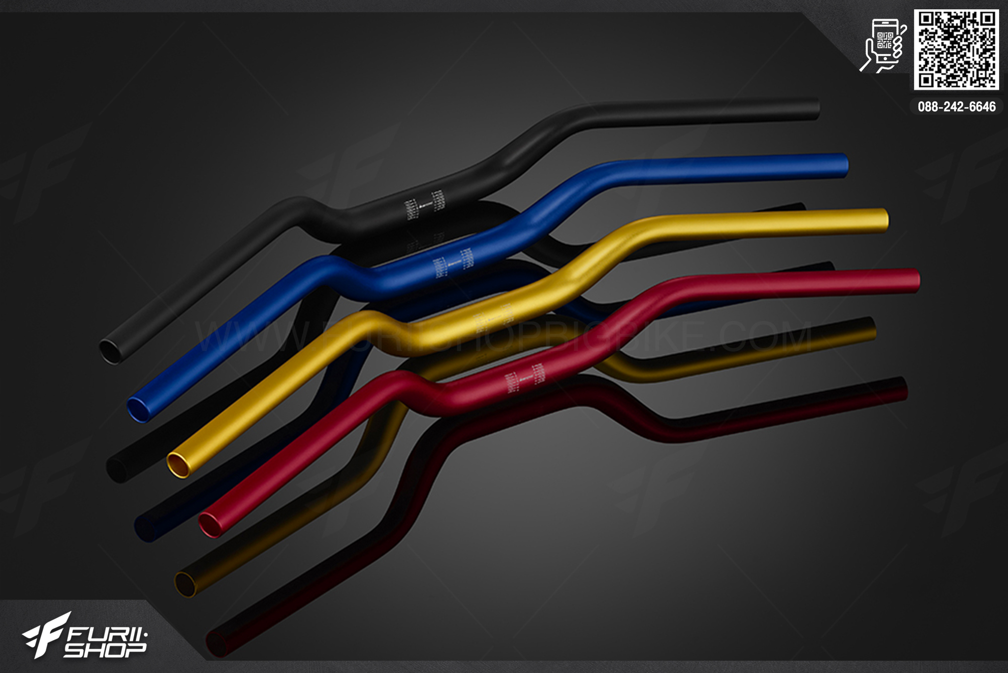 แฮนด์อ้วน บาร์อ้วน Fat Bar Fat Bar 28.6 mm Bikers Yamaha N-MAX (2015-2019)