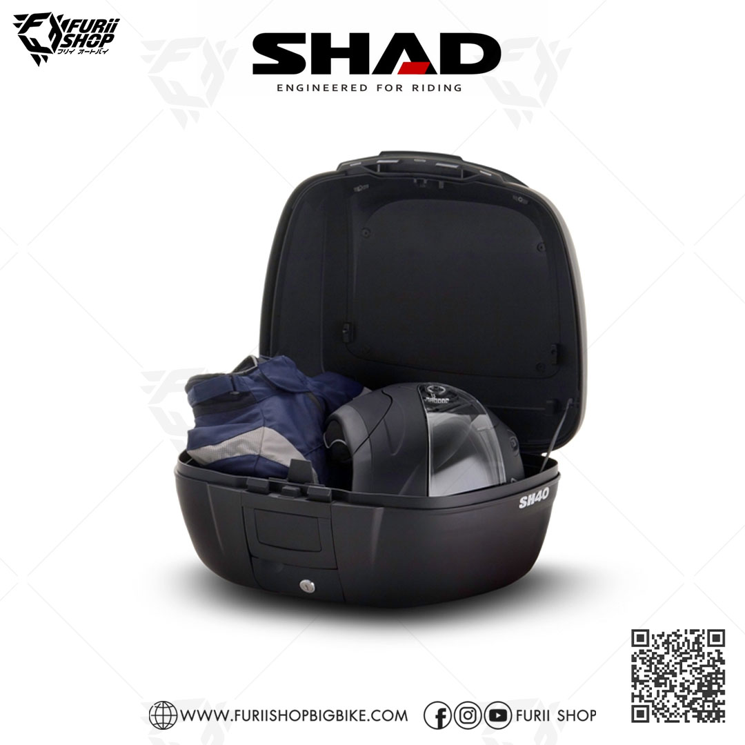 กล่องหลัง SHAD SH40 Aluminium ขนาด 40 ลิตร