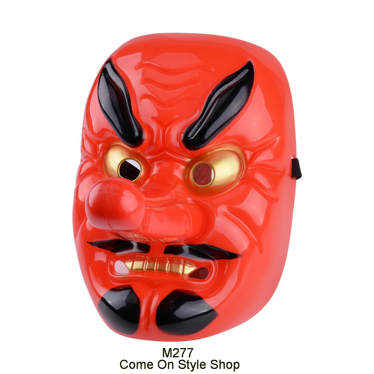 หน้ากากญี่ปุ่น เทนงุ จมูกยาว Japanese Tengu Devil Long Nose Demon Mask 