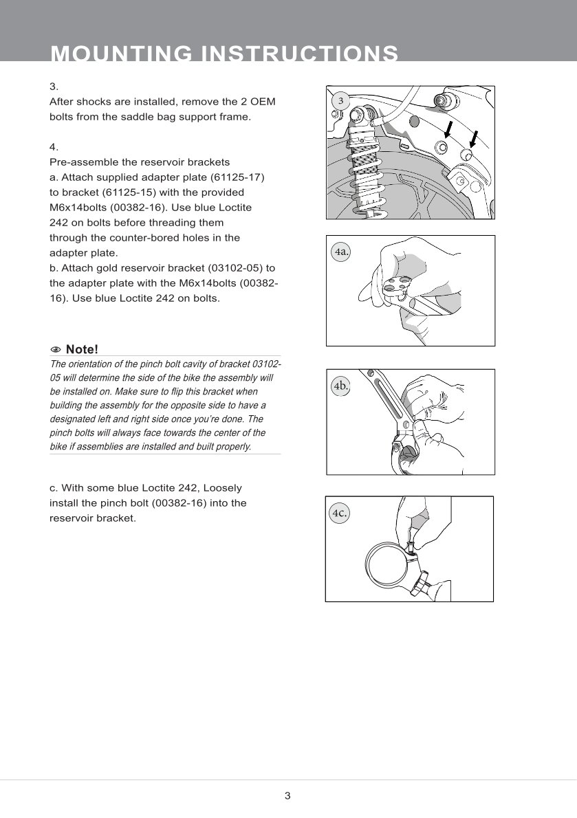 โช๊คหลังแต่ง Ohlins HD779 For Harley-Davidson FL Touring (Road King, Street Glide, Electra Glide etc) 13" ปี 2014-2024