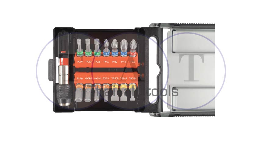 ชุดดอกไขควง 15 ชิ้น/ชุด TORSION BIT SET KENNEDY